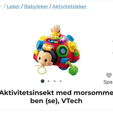 Vtech marihøne - Putteboks med lys og lyd fra 6 måneder