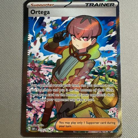 Ortega Full Art 219/197 Obsidian Flames