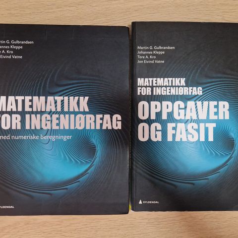 Matematikk for Ingeniørfag og Oppgavebok