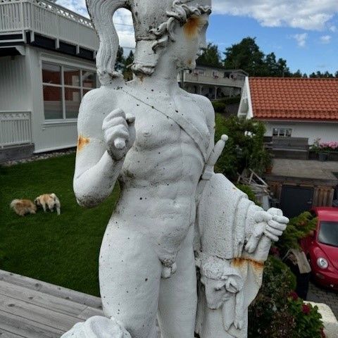 Statue av Gresk gud