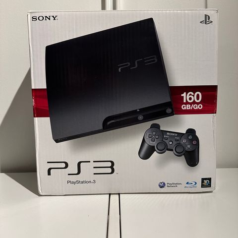 Ps3 slim i eske 160 GB