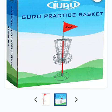 Guru Disc golf practice basket