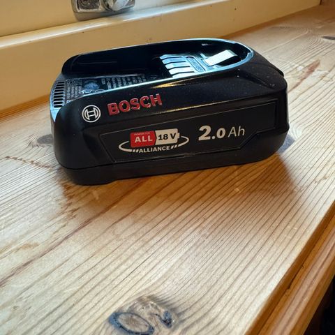 Bosch 18V 2Ah batteri (nytt)