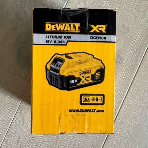 Dewalt 18V 5.0 AH helt nytt