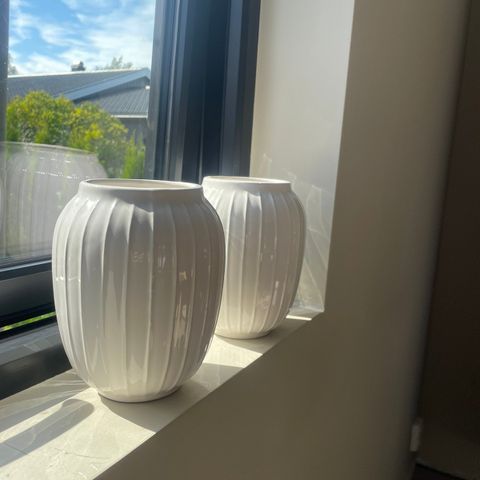 Hvit vase