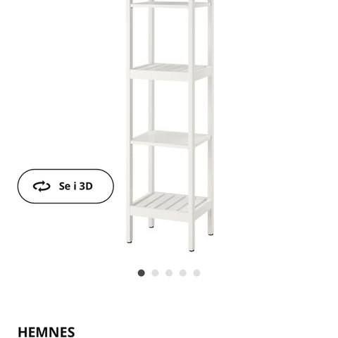 Hemnes baderomshylle