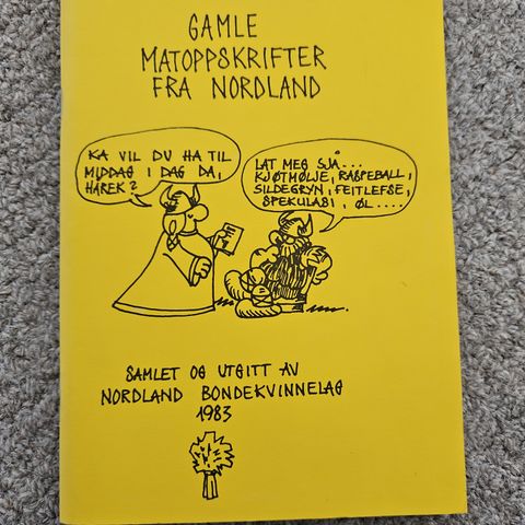 Gamle matoppskrifter fra Nordland