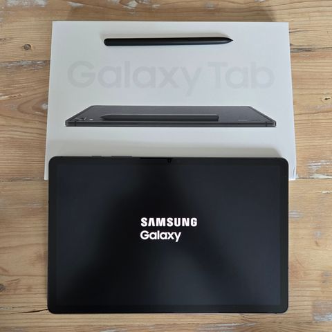 Samsung Galaxy Tab S9 5G 256 GB Graphite (ikke FE) m/mye tilbehør