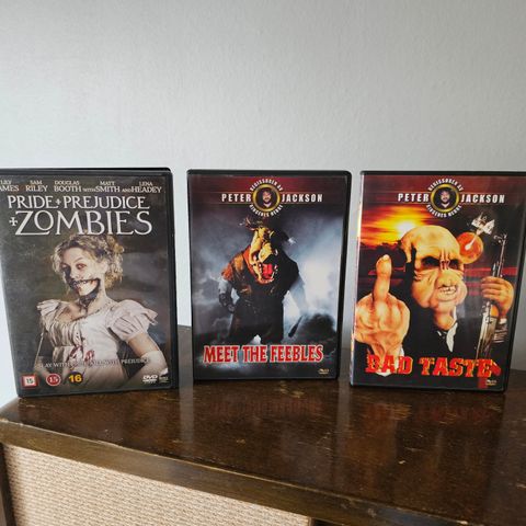 Dvd horror / splatter  / grøss