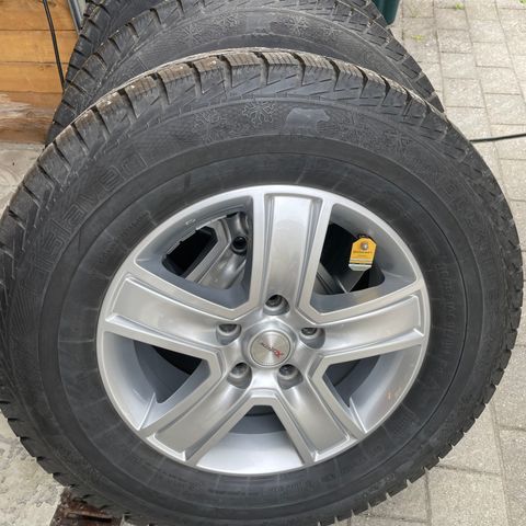 Gislaved Nordfrost Van 215/75 R 16 C piggdekk passer Fiat Ducato bobil