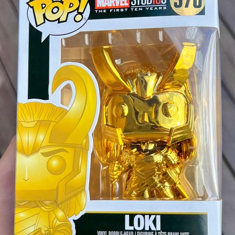 Funko Pop! Loki (Gold Chrome) | Marvel Studios (First 10 Years) (376)