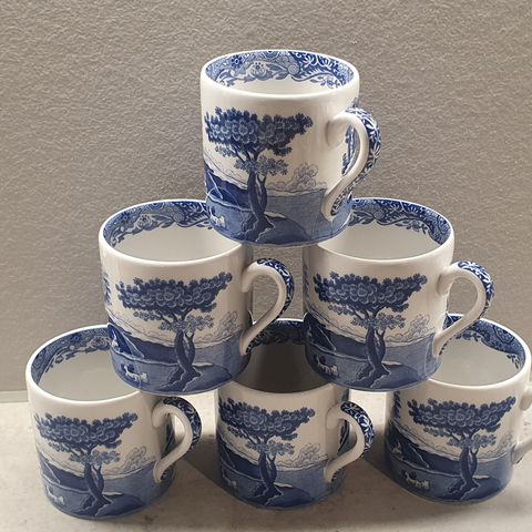 Spode Blue Italian espresso kopper