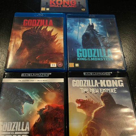 Monsterverse 4K og Blu-Ray