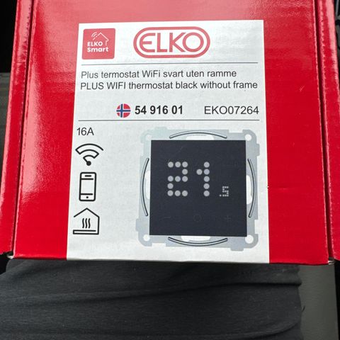 Elko termostat med wifi plus/rs ph elko (Nye)