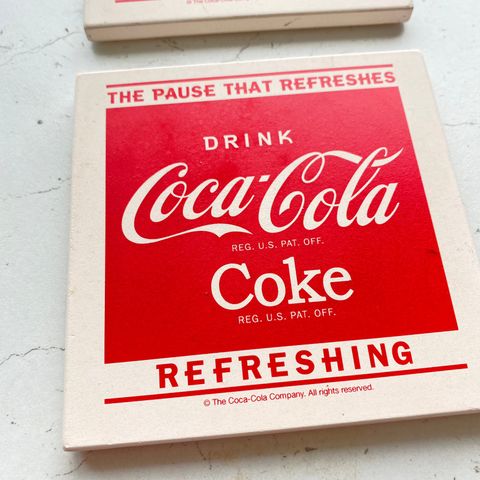 Coca Cola coasters / glassunderlag