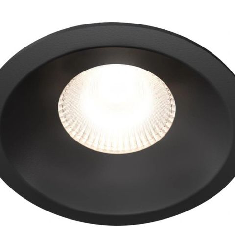 Plejd downlight DEEP 8w, Sort,innbygd dimmer - 2stk