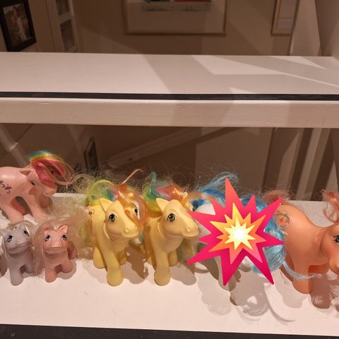 My little pony fra 80-tallet!