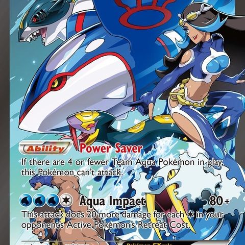 Team Aquas Kyogre 6/34 Ønskes kjøpt