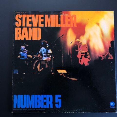 THE STEVE MILLER BAND "Number Five" 1970 USA 1st press gatefold vinyl LP