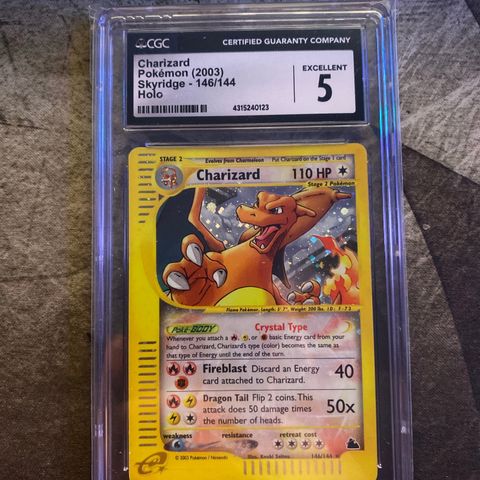 Charizard Skyridge Holo CGC 5