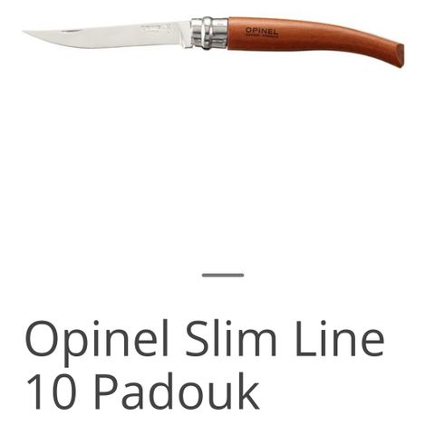 Opinel 10 filet foldekniv