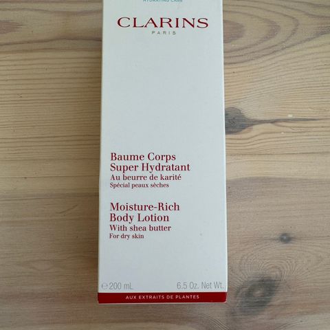 Clarins body lotion