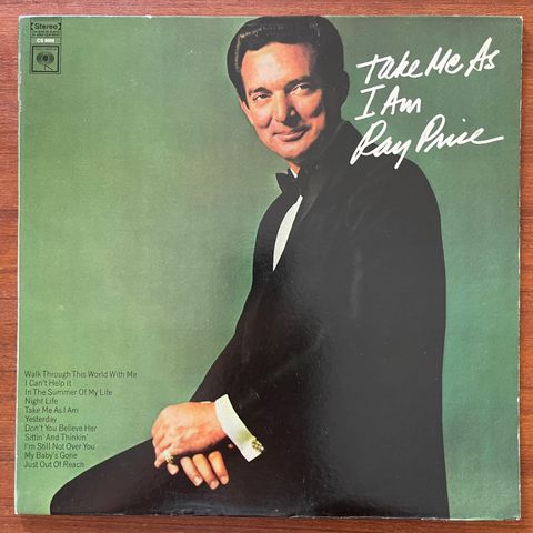 Ray Price Take Me As I Am