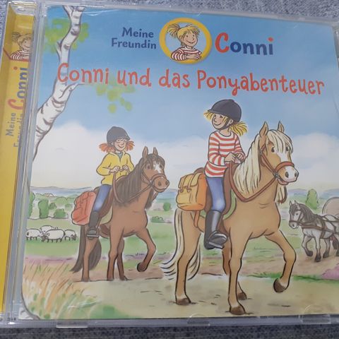 Tysk barne CD💿
Meine Freundin Conni
"CONNI UND DAS PONYABENTEUER"