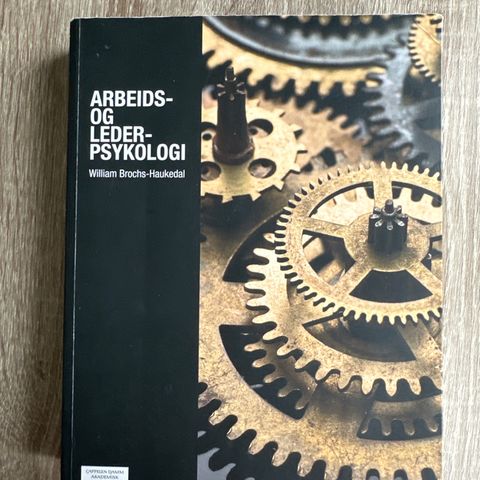 Arbeids- og lederpsykologi bok