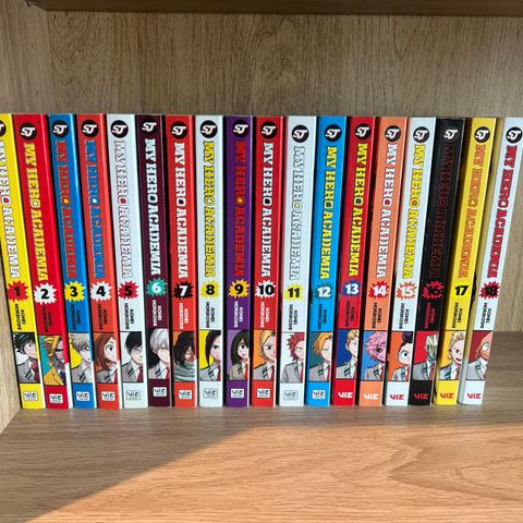 My hero academia volume 1-18