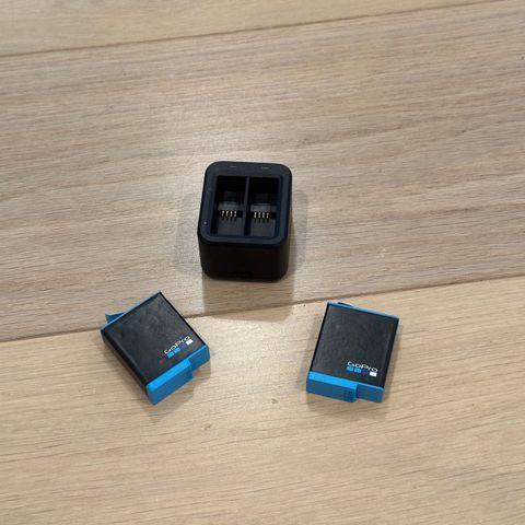 GoPro Batterier og lader (hero 9/10/11)