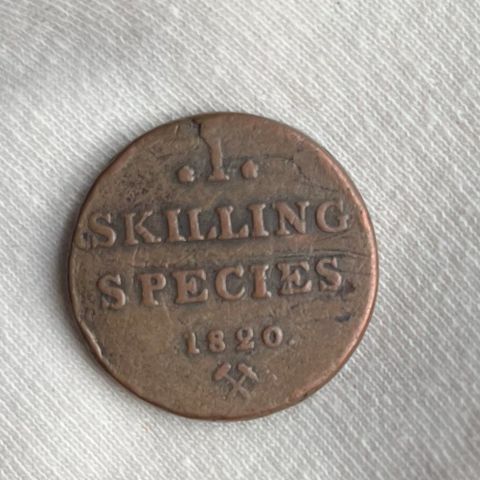 1 skilling 1820