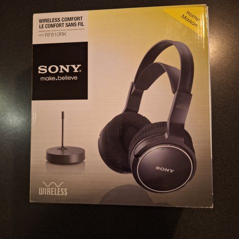 Sony trådløse hodetelefoner MDR-RF810RK