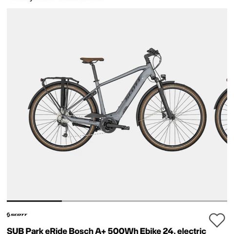 New Scott e-bike