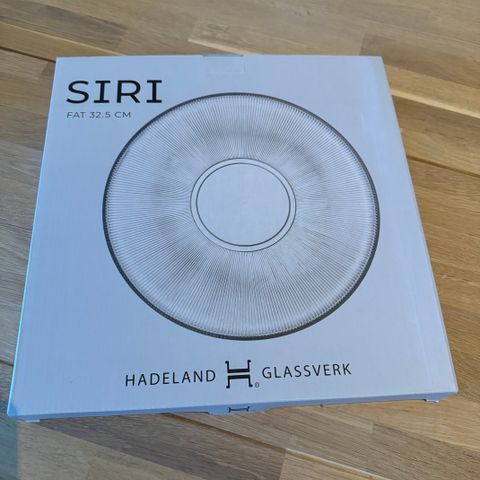 Hadeland Glassverk Siri fat 32,5 cm