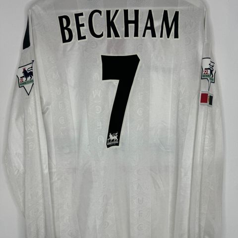 Manchester United 1997-99 Beckham LS fotballdrakt 🔥🔥