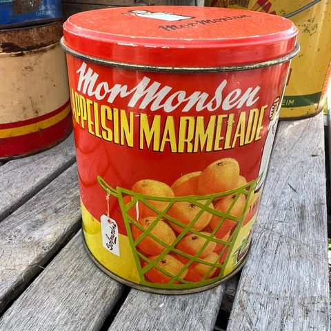 Mor Monsen marmeladeboks