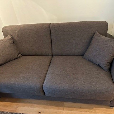 Sovesofa, brun type Tender