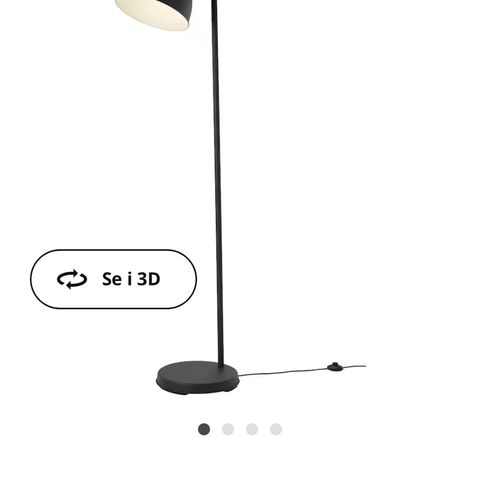 Hektar stålampe fra IKEA