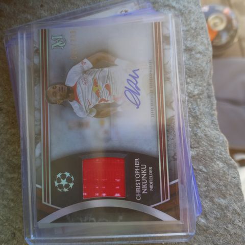 Nkunku autograf, player worn patch, nummerert