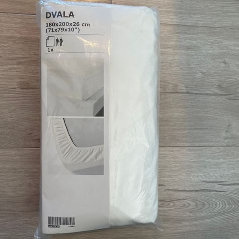 IKEA dvala 180x200 laken ny!