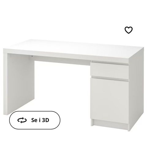 MALM skrivebord fra IKEA