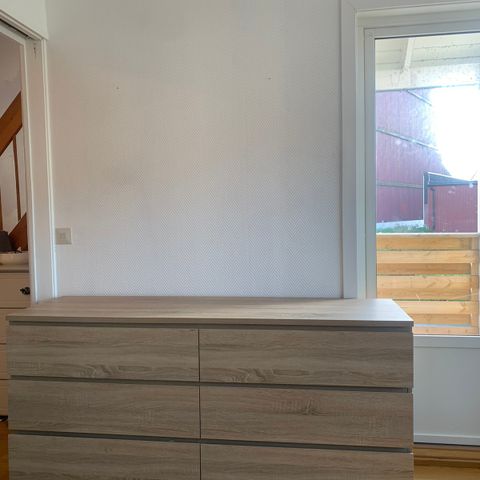 ikea malm eik farget