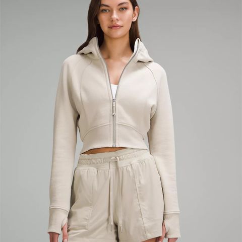 Lululemon Full-Zip Cropped Hoodie