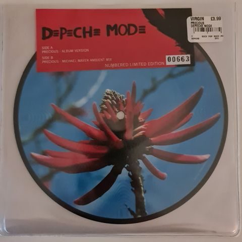 Depeche Mode - Precious  Ny Ltd  7" Pic Disc Selges