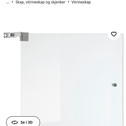 IKEA Eket vitrinedør