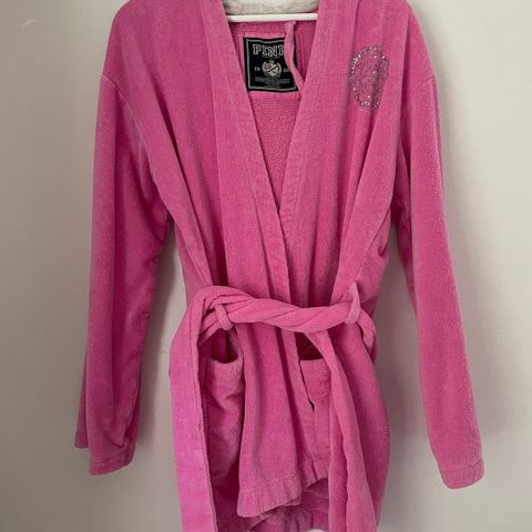 Morgenkåpe fra Victorias secret pink, str xs/s