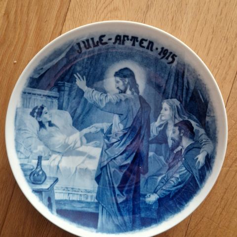 Gamle jule platter,  vintage Christmas porcelain plates