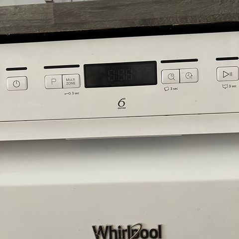 Whirlpool oppvaskmaskin selges