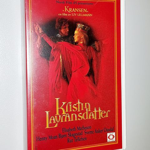 VHS SMALL BOX.KRISTIN LAVRANSDATTER.UÅPNET